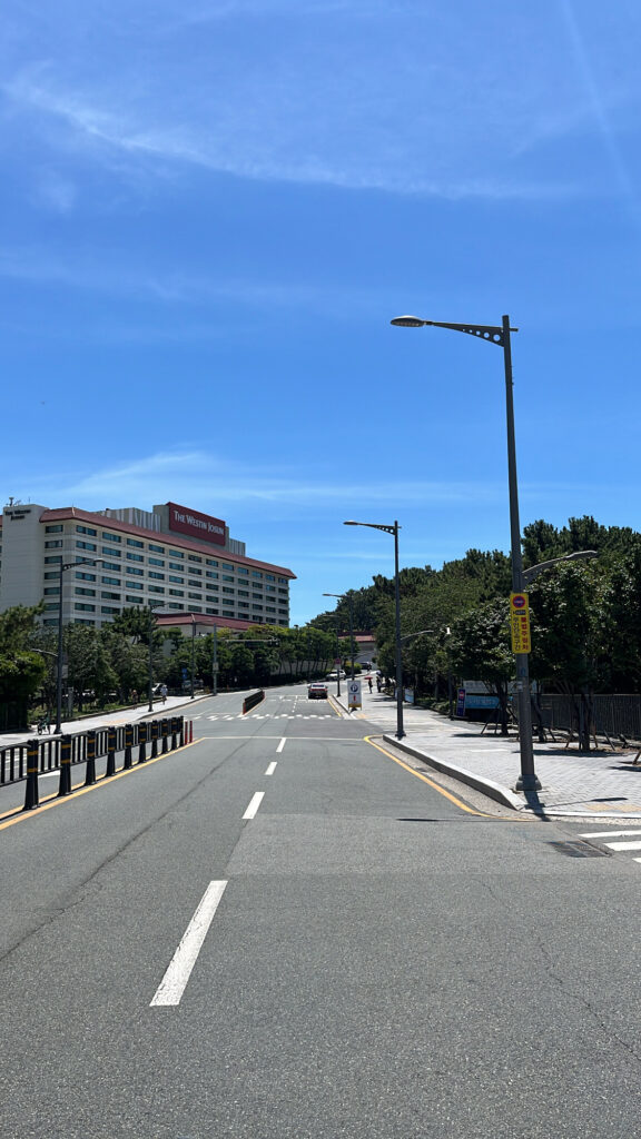 Exterior view of The Westin Josun Busan near Dongbaekseom Island
