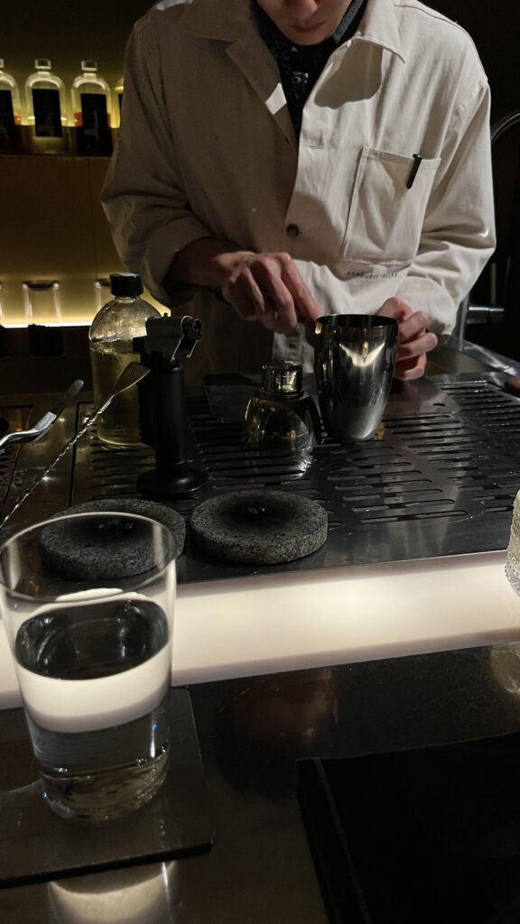 Busan Cocktail Bar Corduroy Fellaz - 25. bartender-making-next-drink