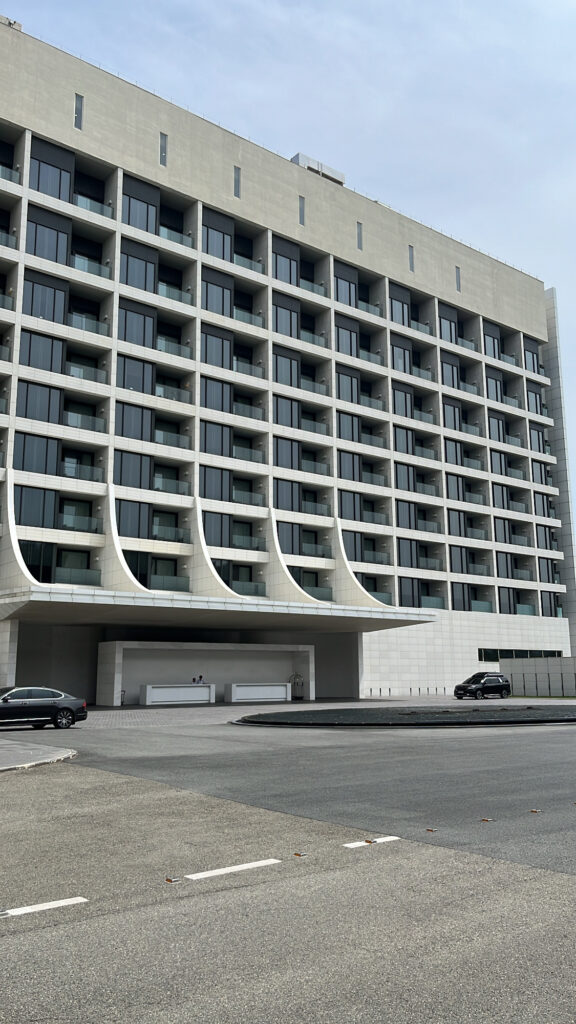 Modern architectural facade of Ananti at Busan Cove in Gijang