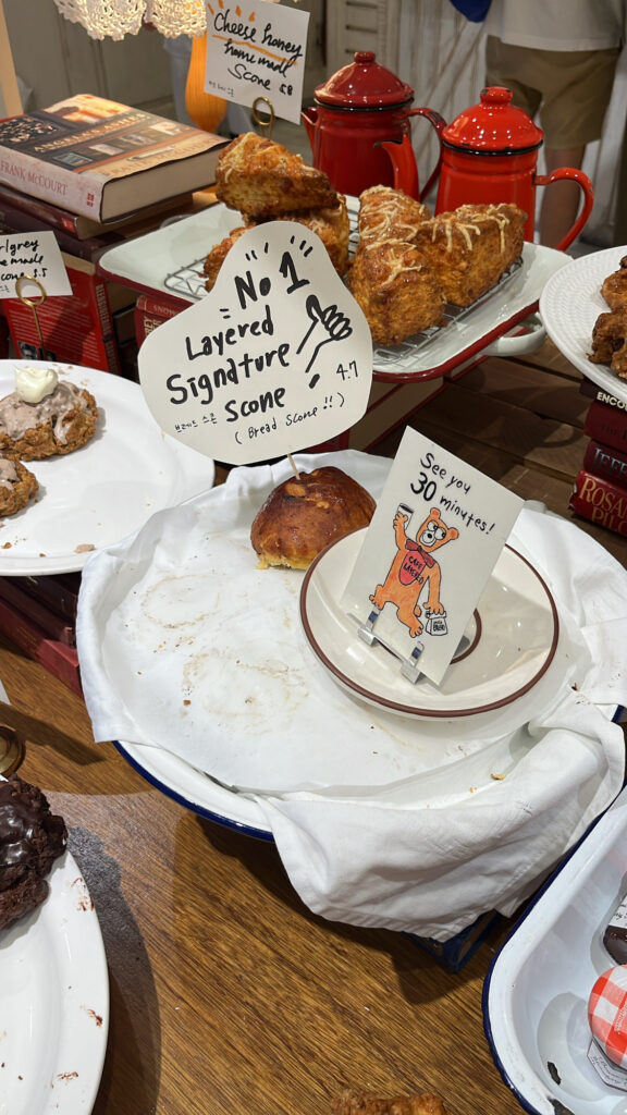 Most popular signature scone served at Cafe Layered