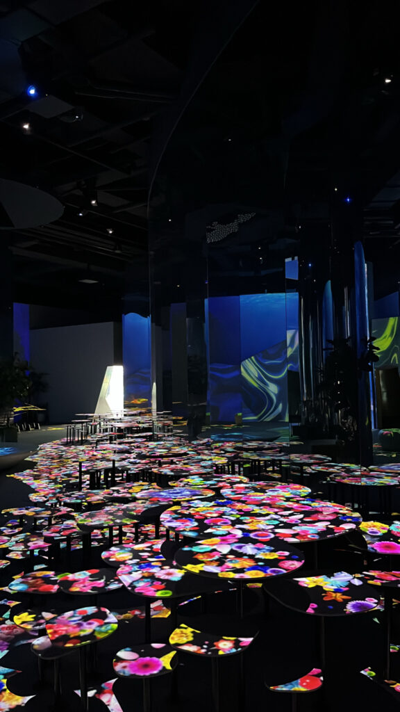 Family and kid-friendly interactive digital art exhibition at Ananti Cove
