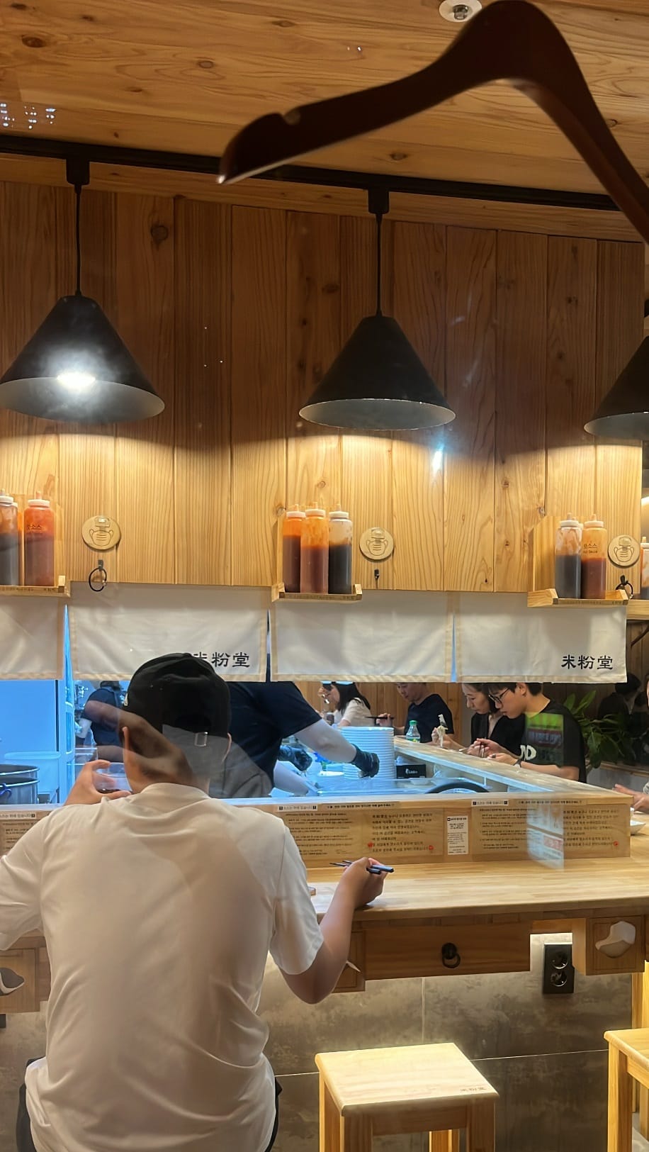 Peaceful bar counter seating ideal for solo dining at Mibundang Centum City